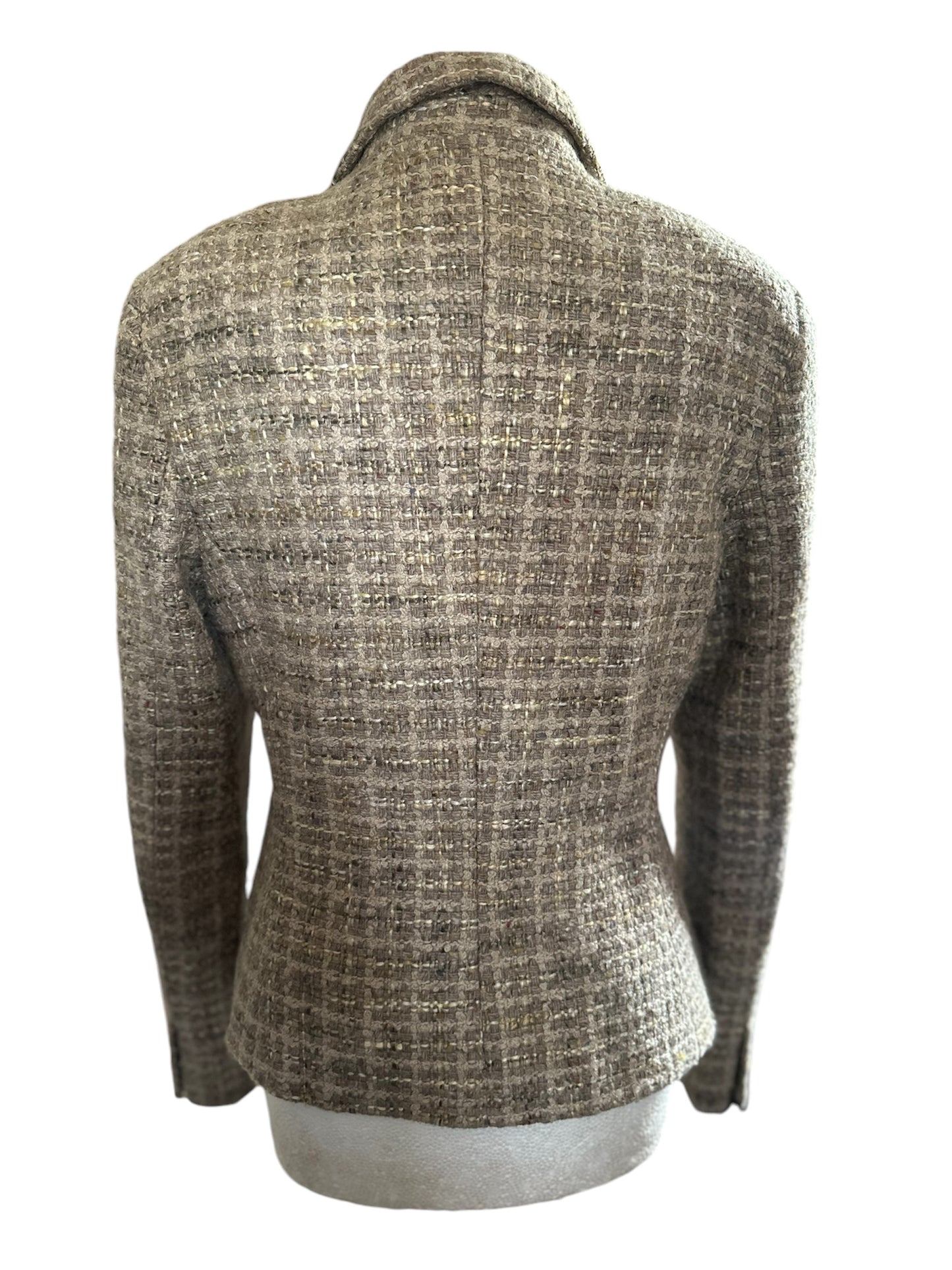 Ladies Vintage Cristina Gavioli Boucle Tweed Jacket UK size 10