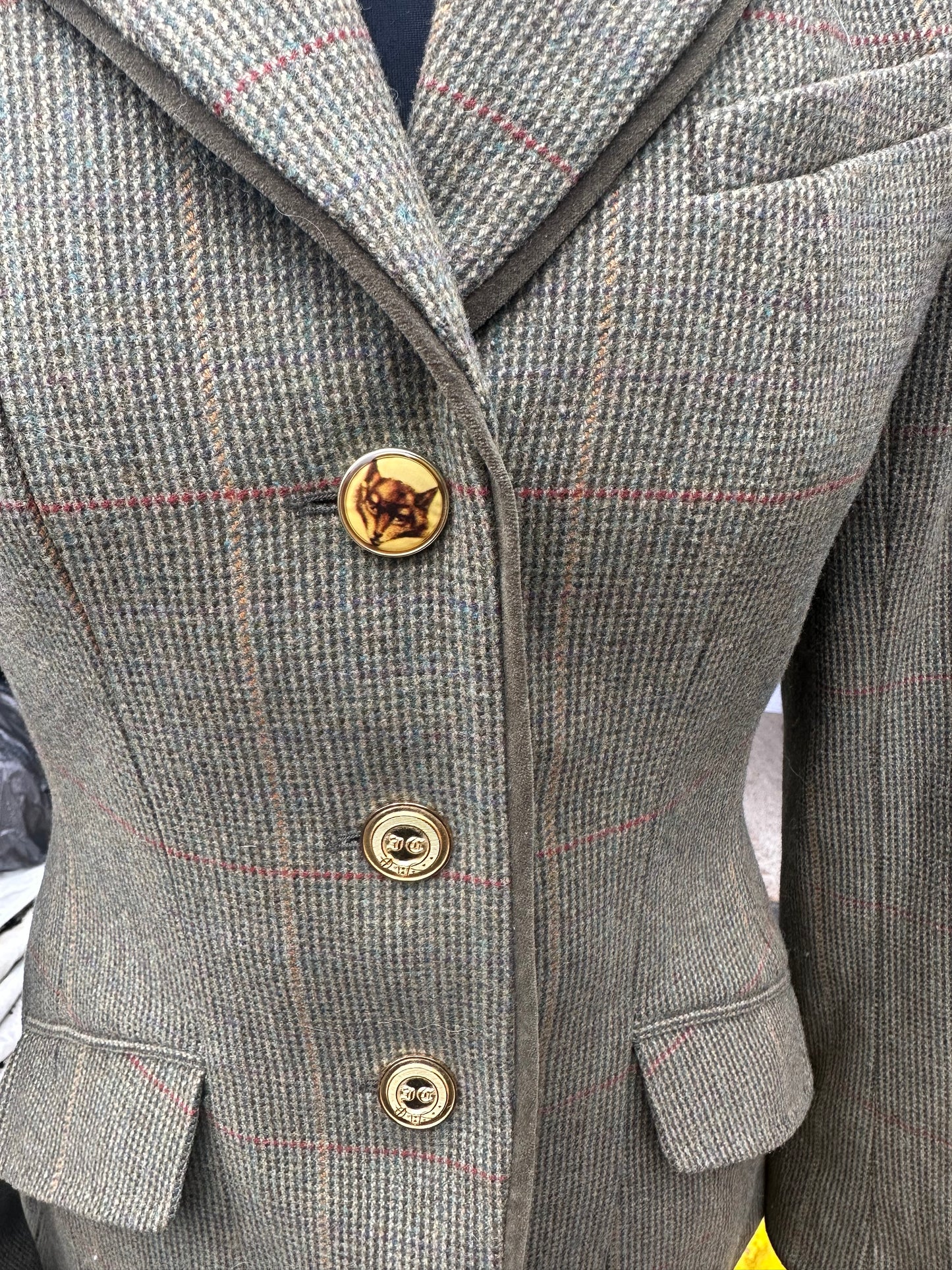 Vintage Joules Tweed parade Jacket UK Size 12