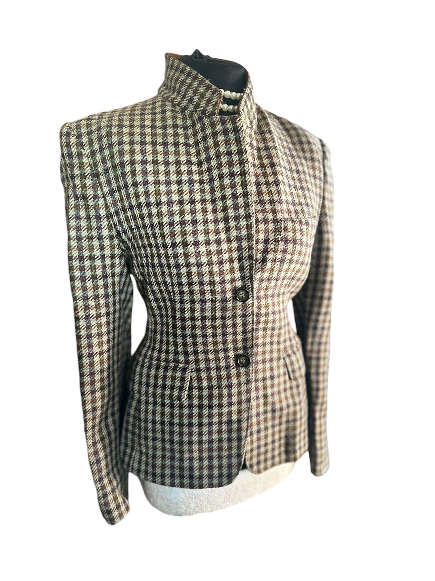 Ladies vintage Max Mara Tweed Jacket UK size 12