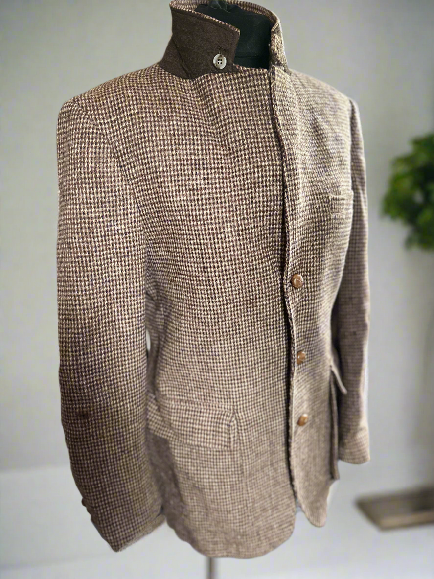 Ladies wool Harris Tweed Jacket Blazer UK size 12