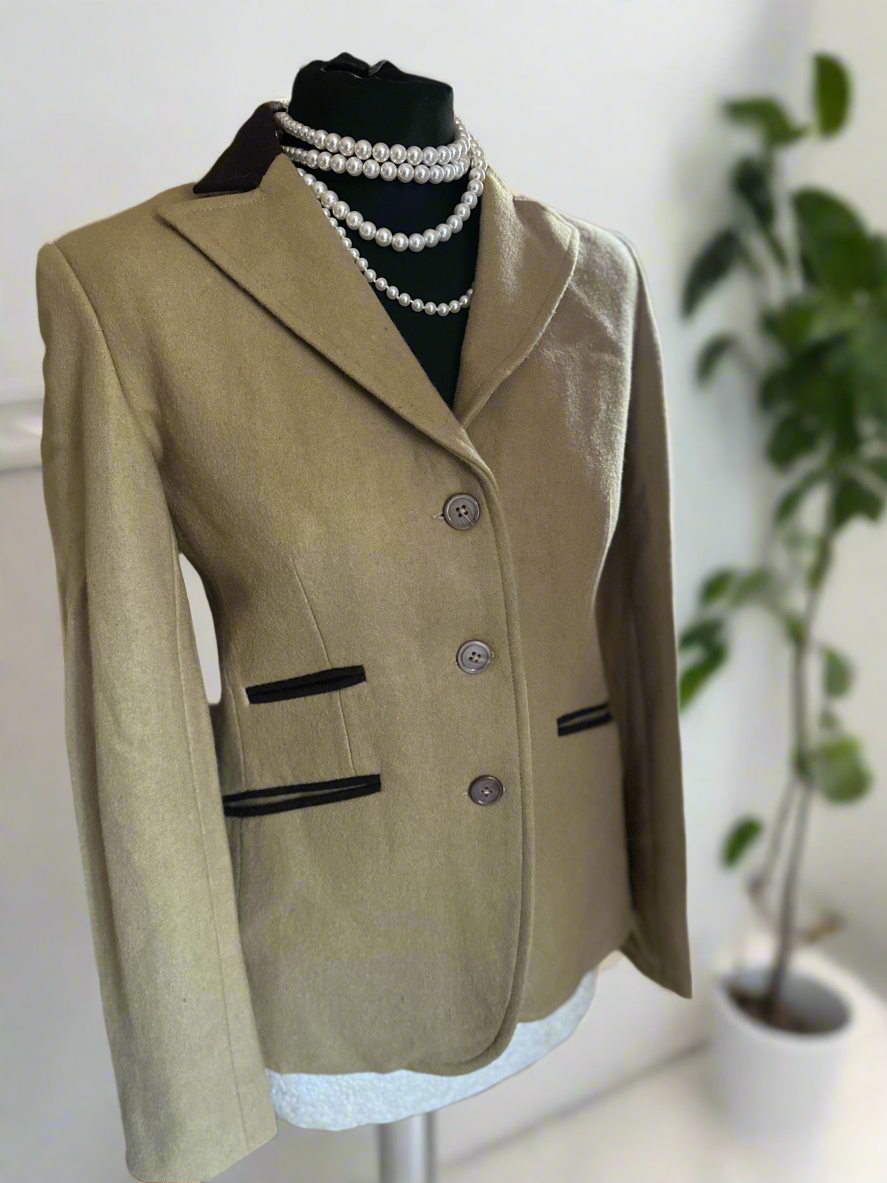 Ladies Fitted wool Jacket Blazer 10