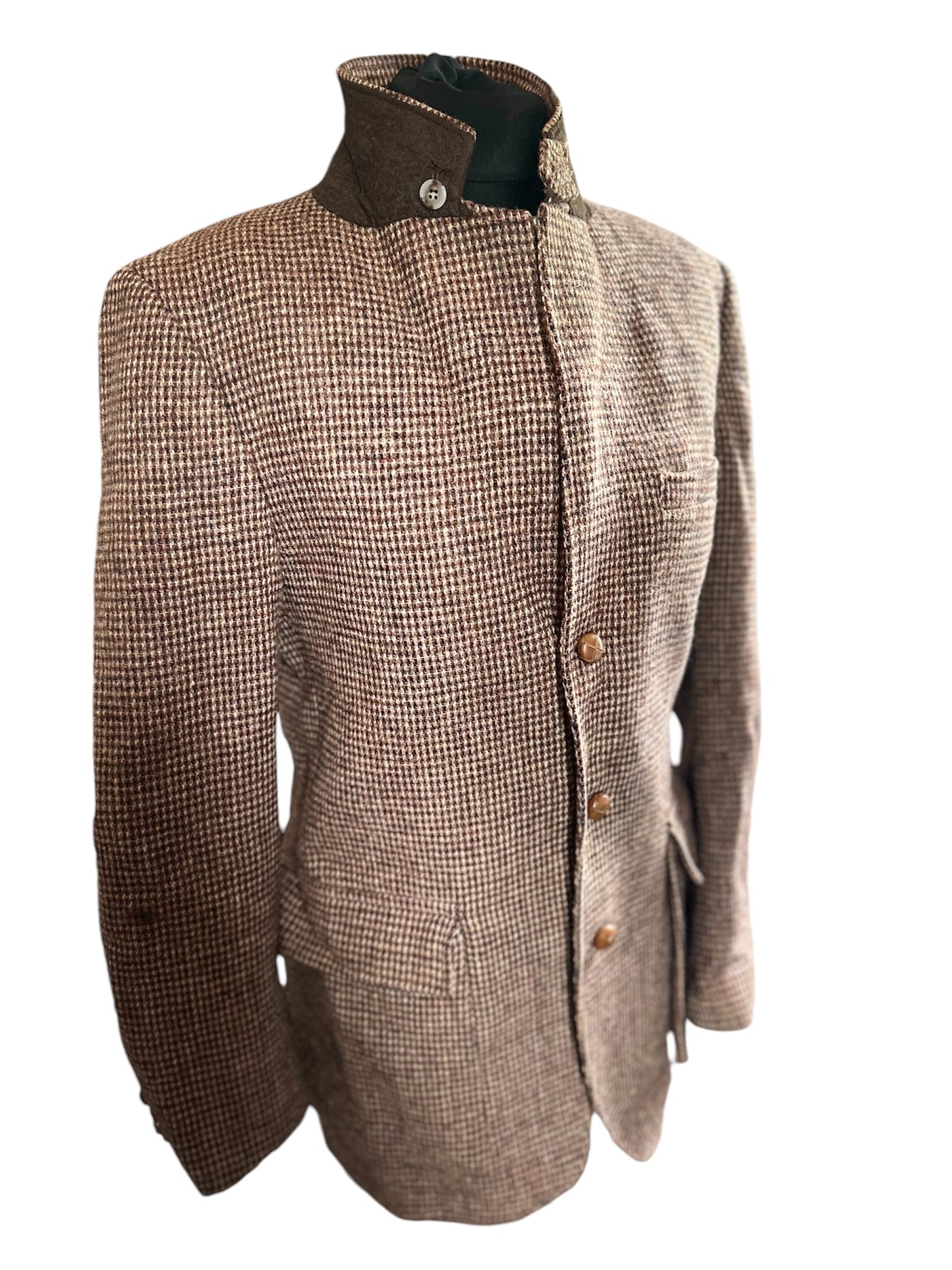 Ladies wool Harris Tweed Jacket Blazer UK size 12