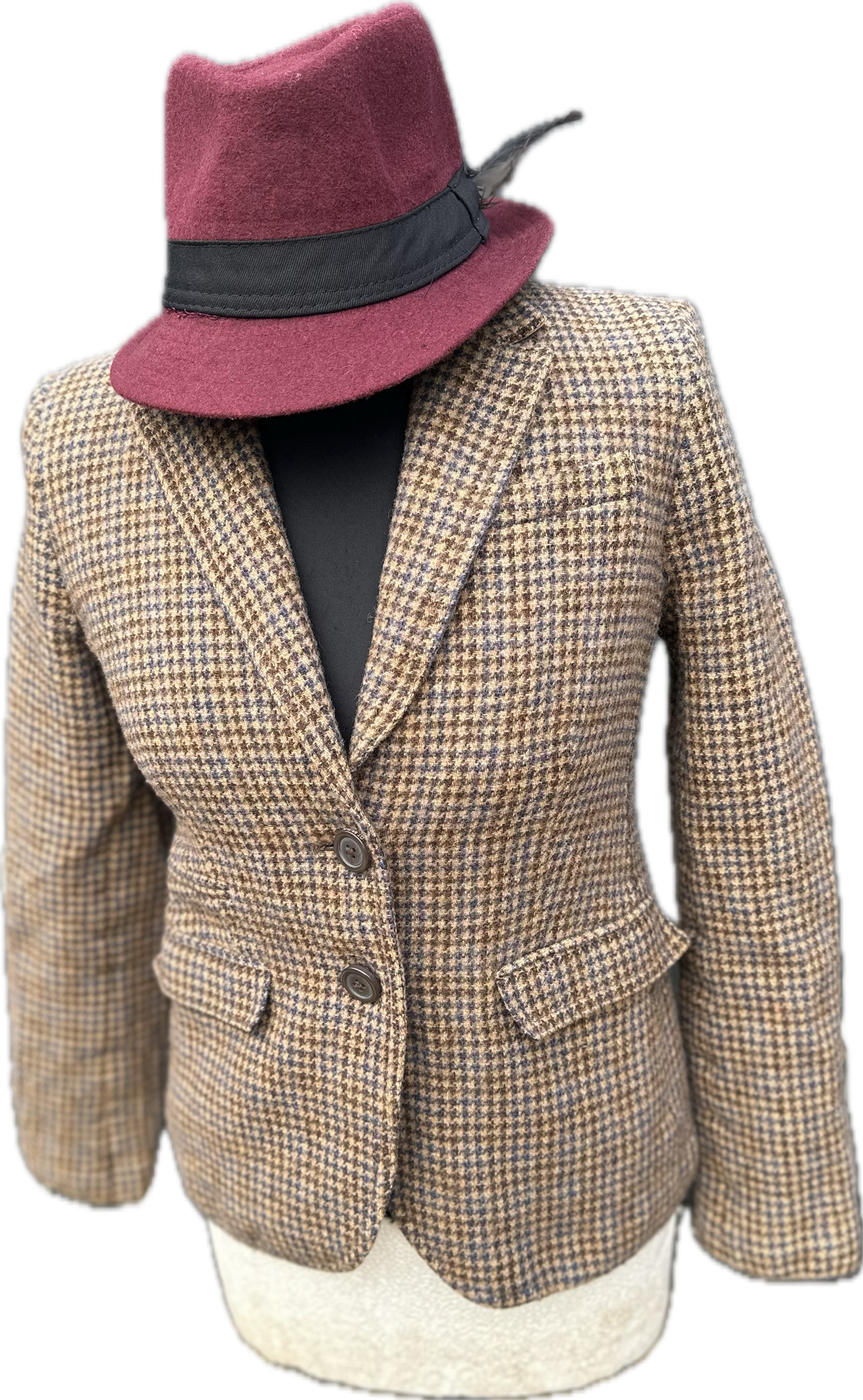 Joules 100% Wool Jacket Tweed UK Size 8