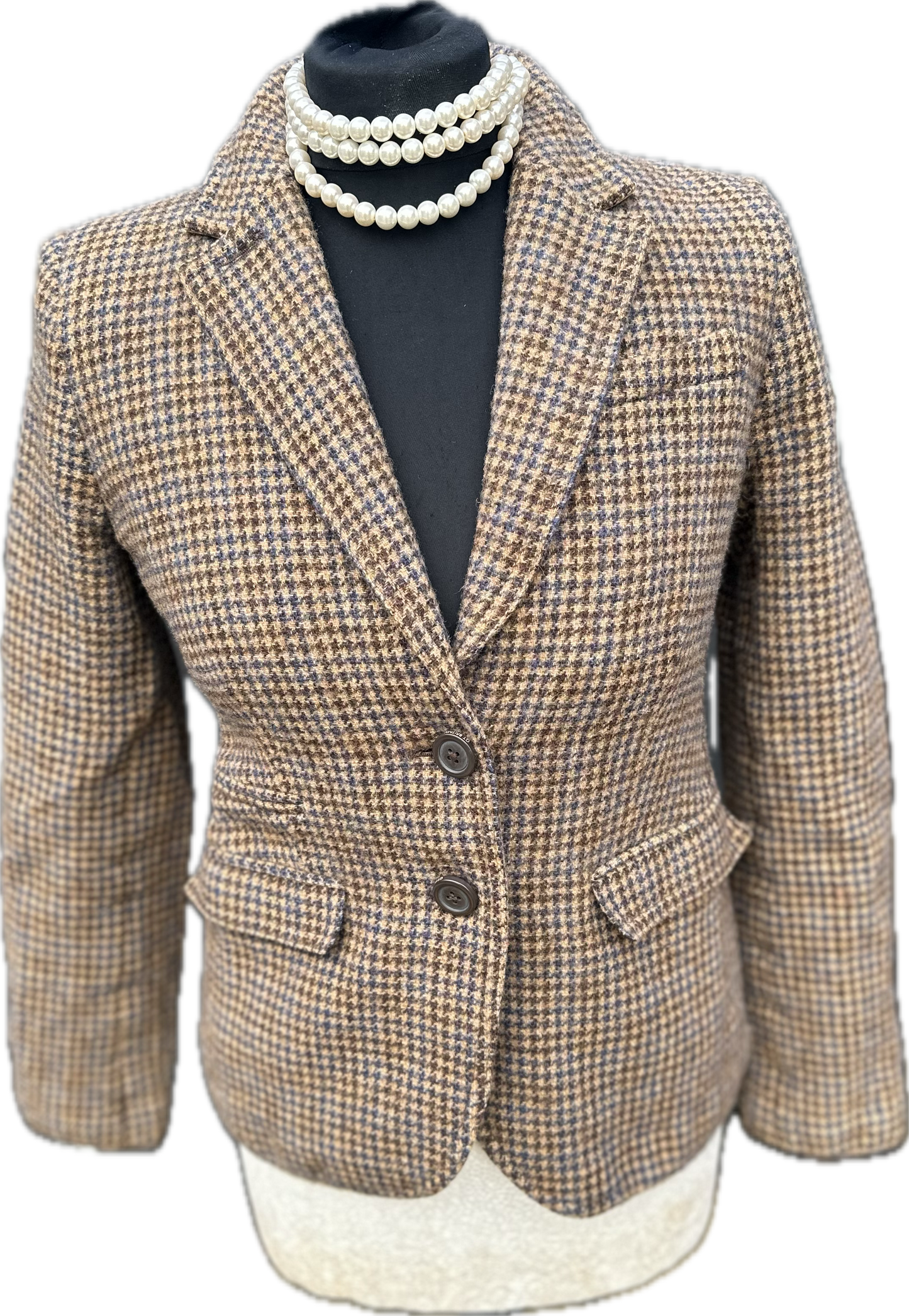 Joules 100% Wool Jacket Tweed UK Size 8