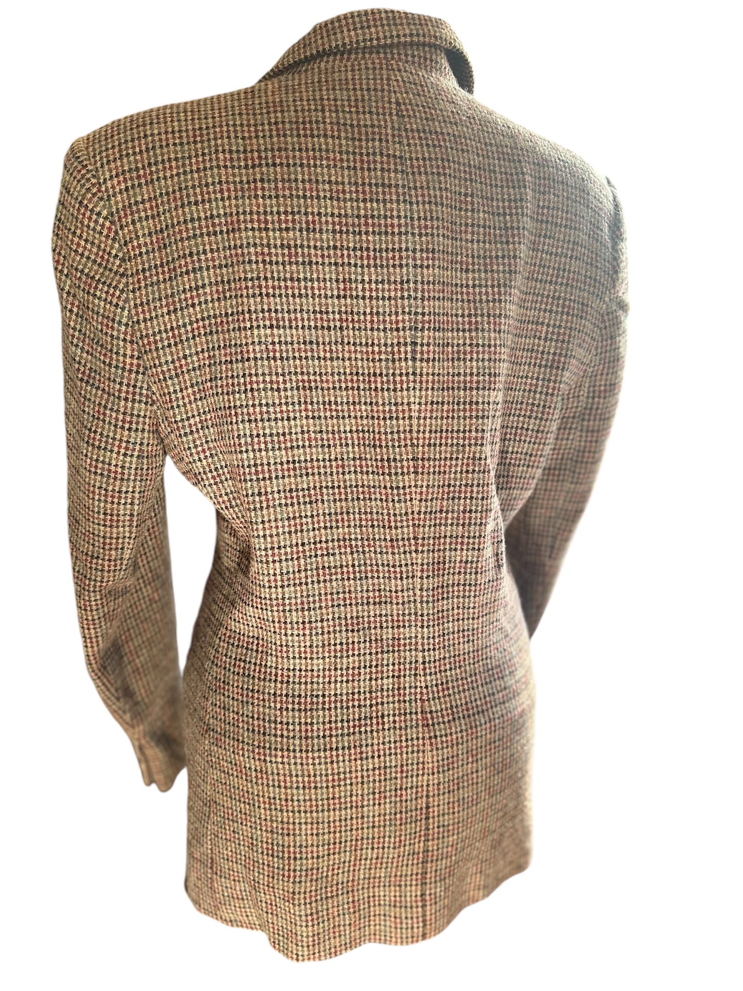 Ladies tweed 100% Wool Talbots Jacket UK Size 12