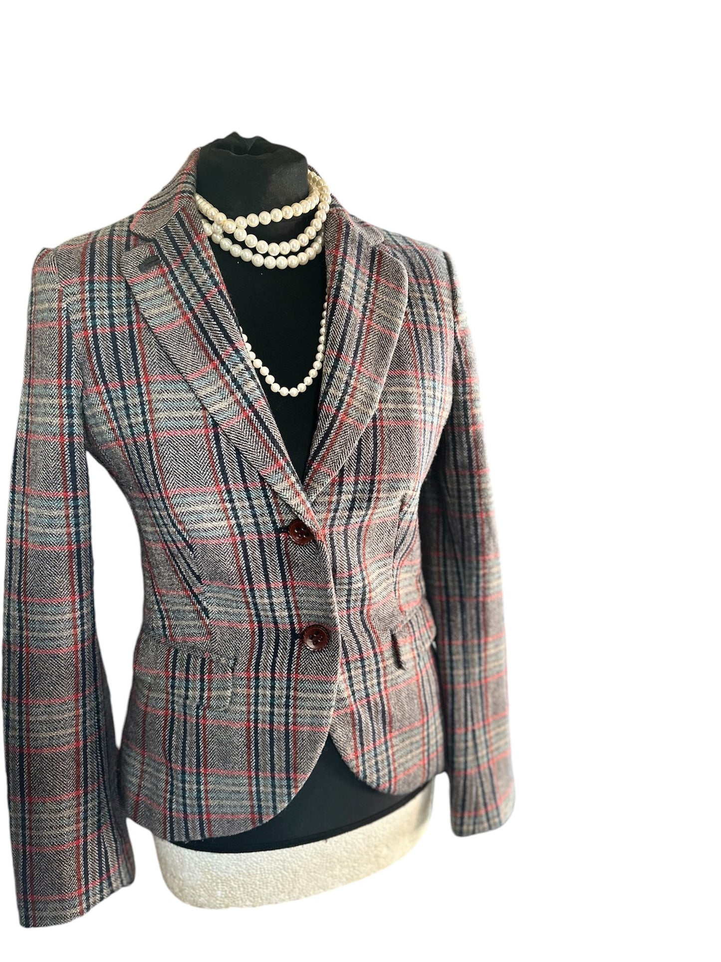 Ladies Esprit 100% wool tweed UK Size 10