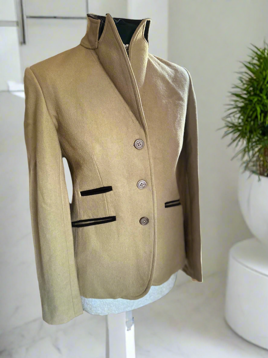 Ladies Fitted wool Jacket Blazer 10