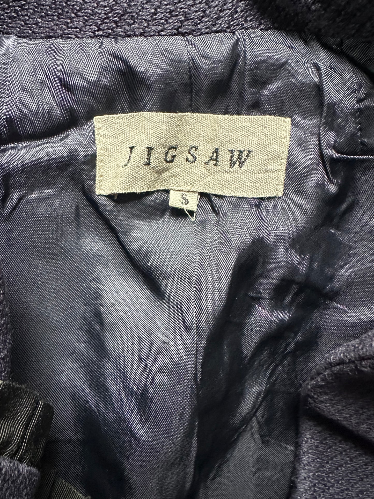 Ladies Jigsaw military wool jacket uk size 8