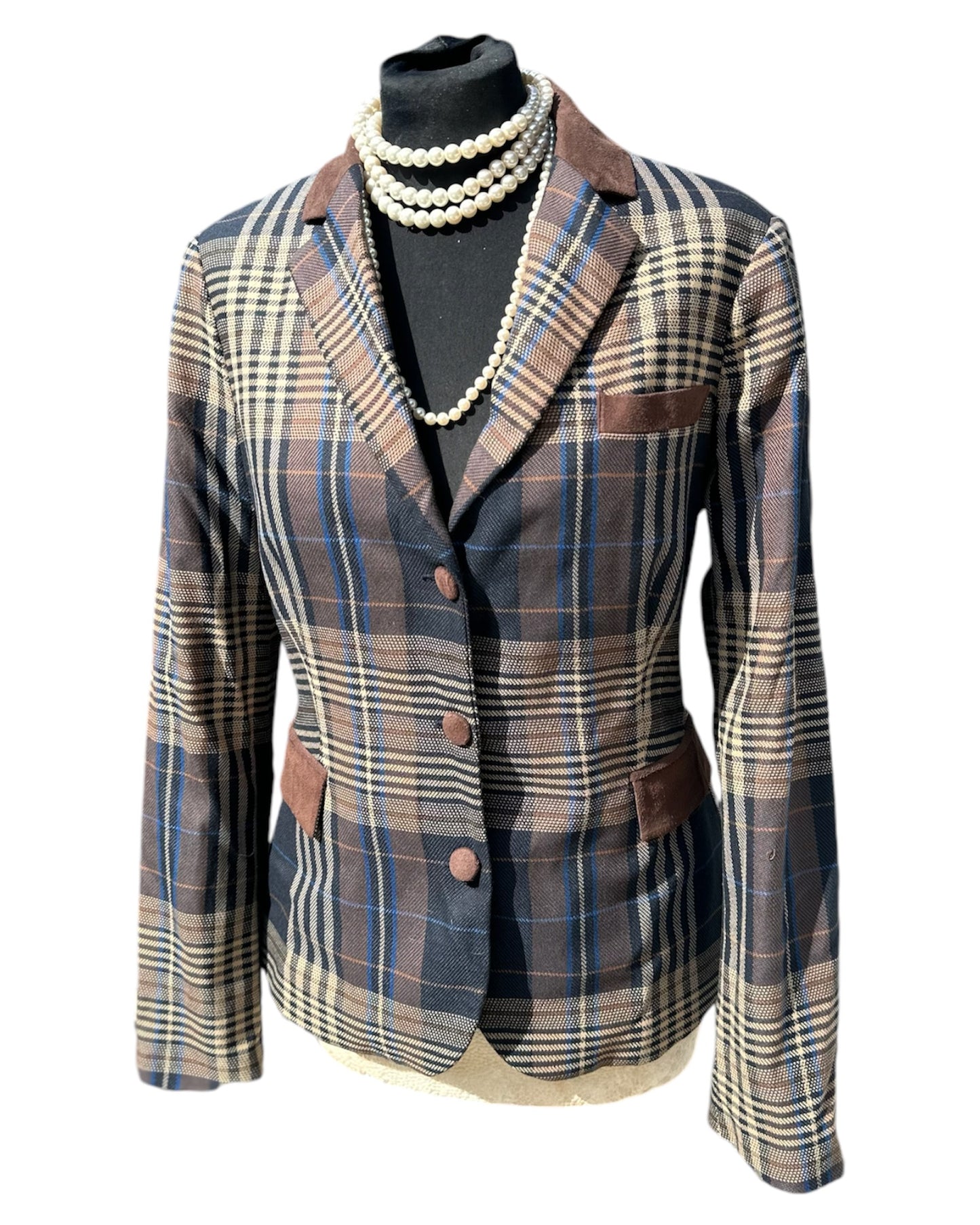 Ladies Lisa Campione Vintage Tweed check uk size 10-12