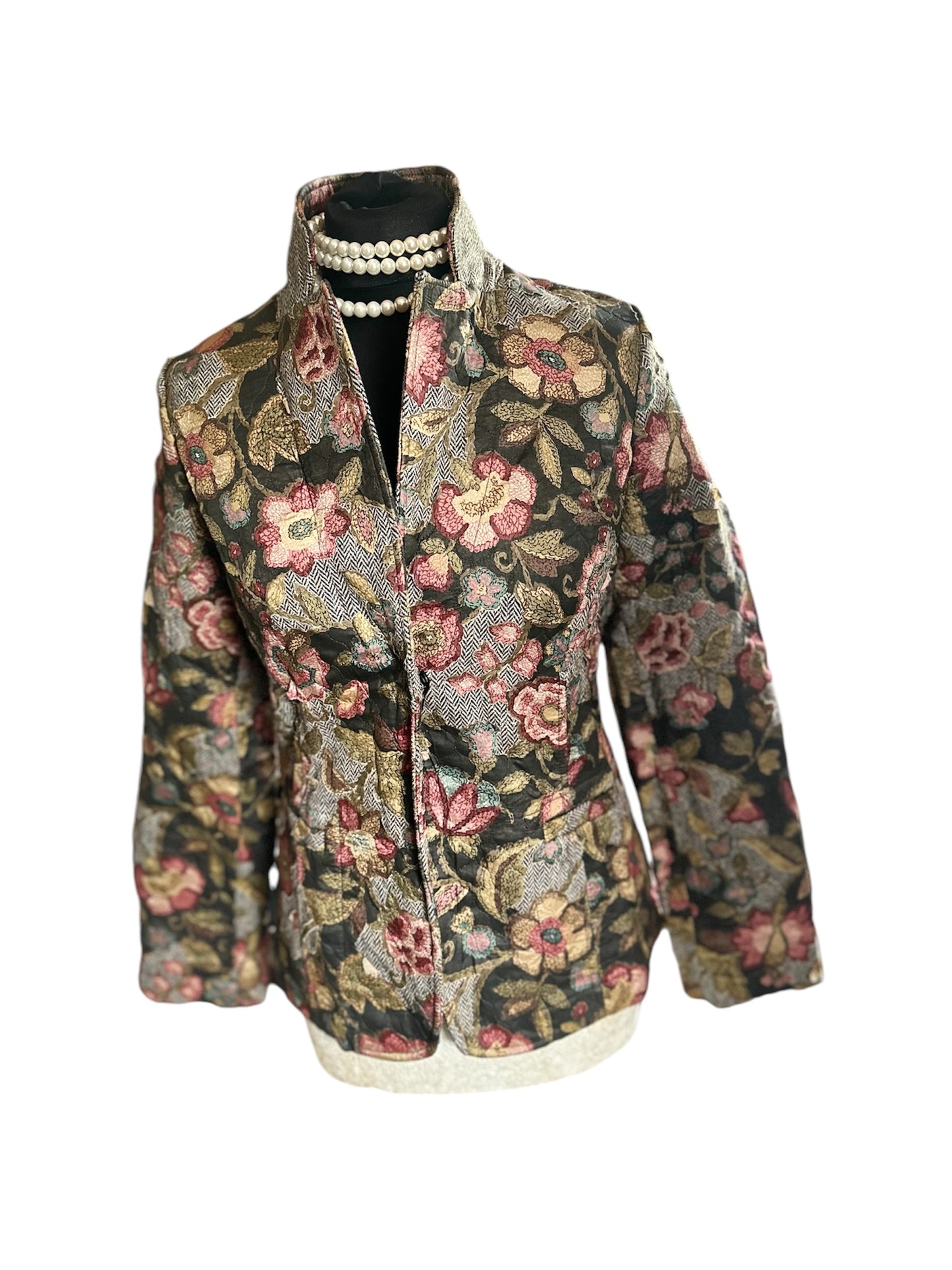 Ladies Patrick Gerard Tweed Floral  UK Size 10