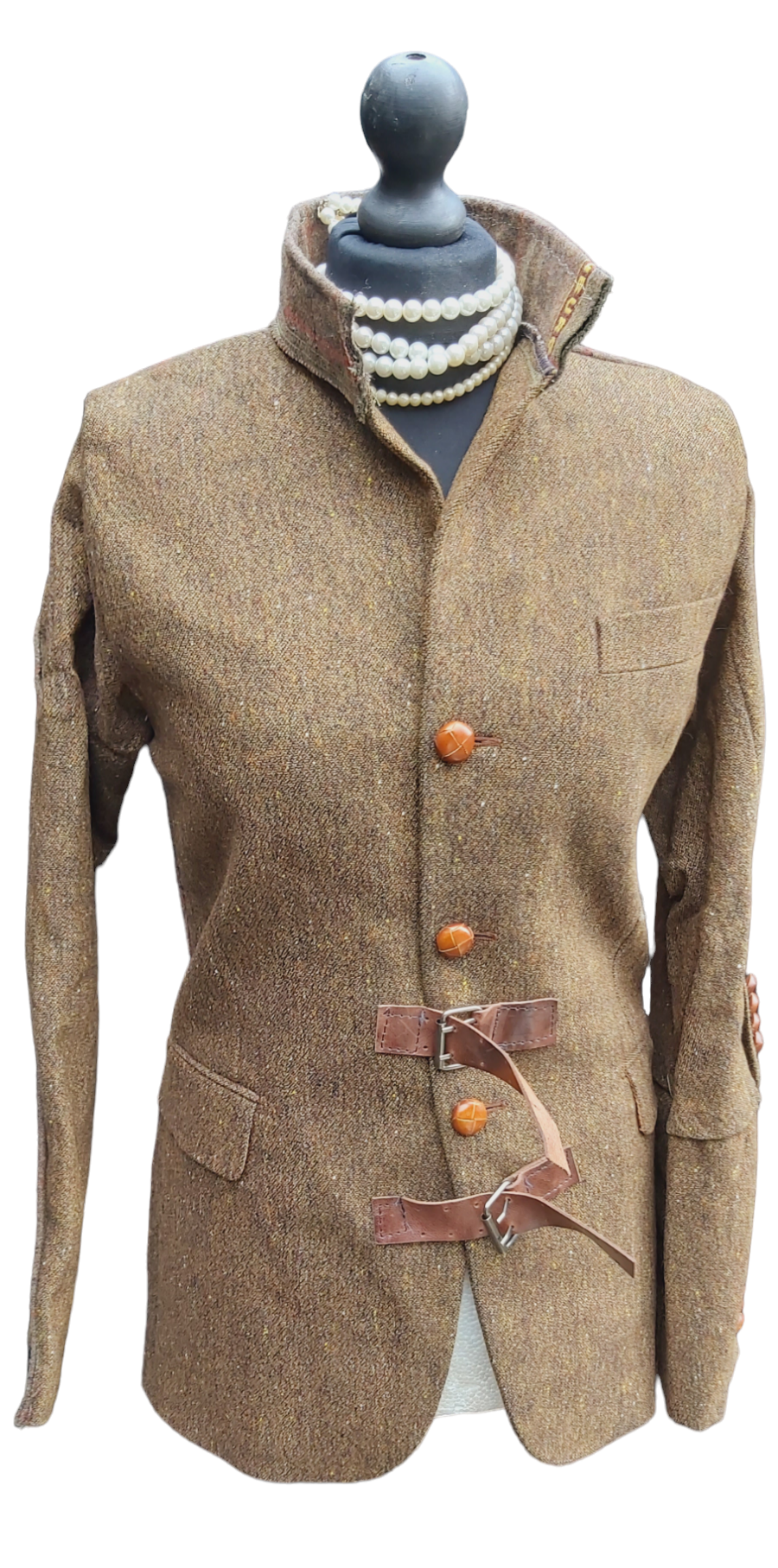 Ladies Vintage Modified Tweed Jacket UK Size 8