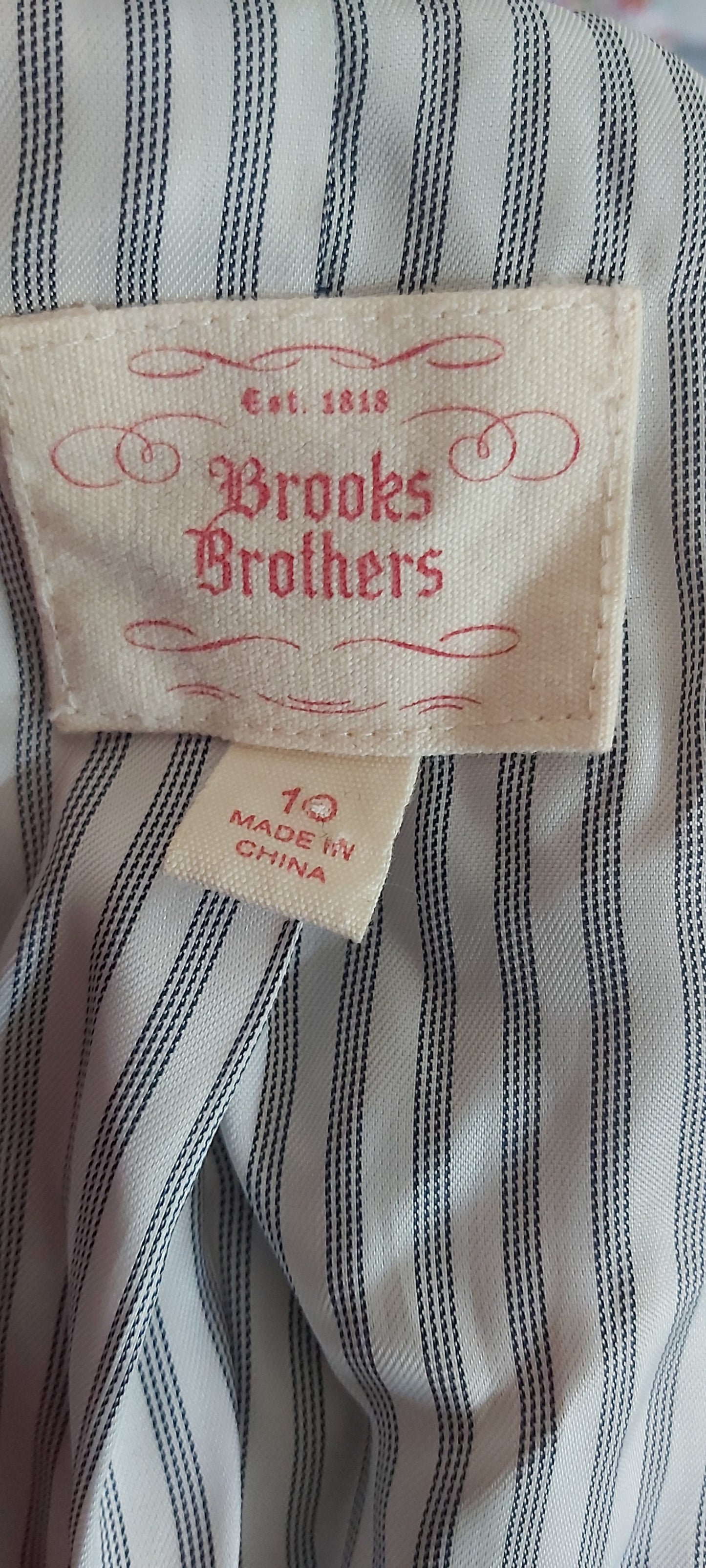 Ladies Brooks Brothers Tweed Check ladies wool   jacket size 12.