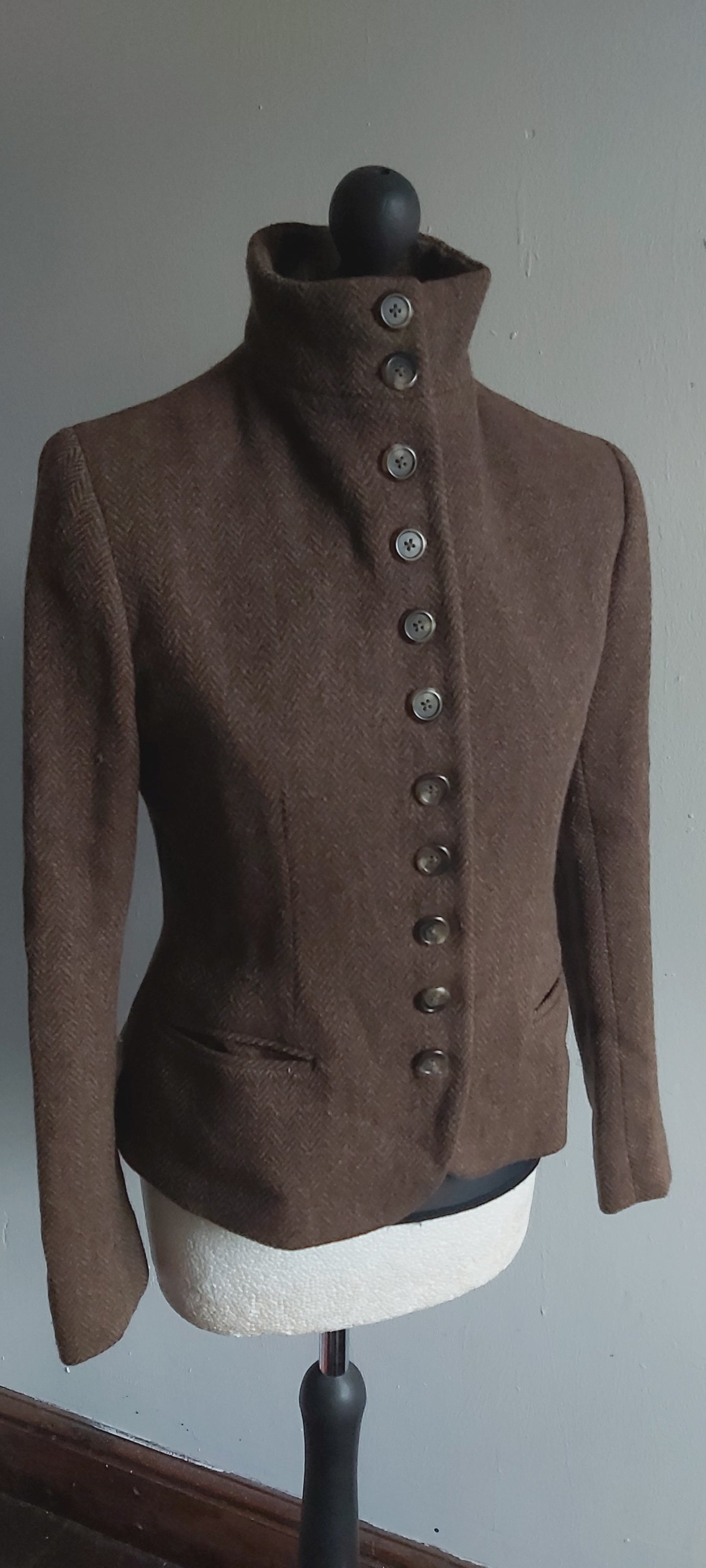 Ladies Ralph Lauren Tweed Designer tweed Jacket s size 8