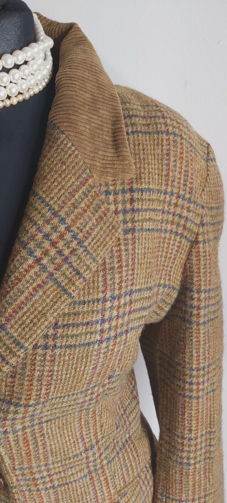 Ladies Mulberry  100% Wool Tweed Jacket  Blazer UK 14