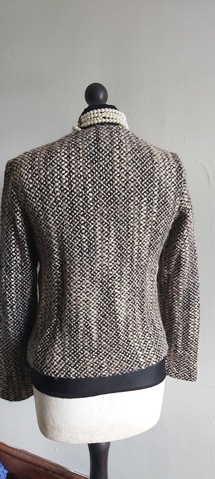 Ladies Marc Cain Boucle Tweed Jacket UK Size 10