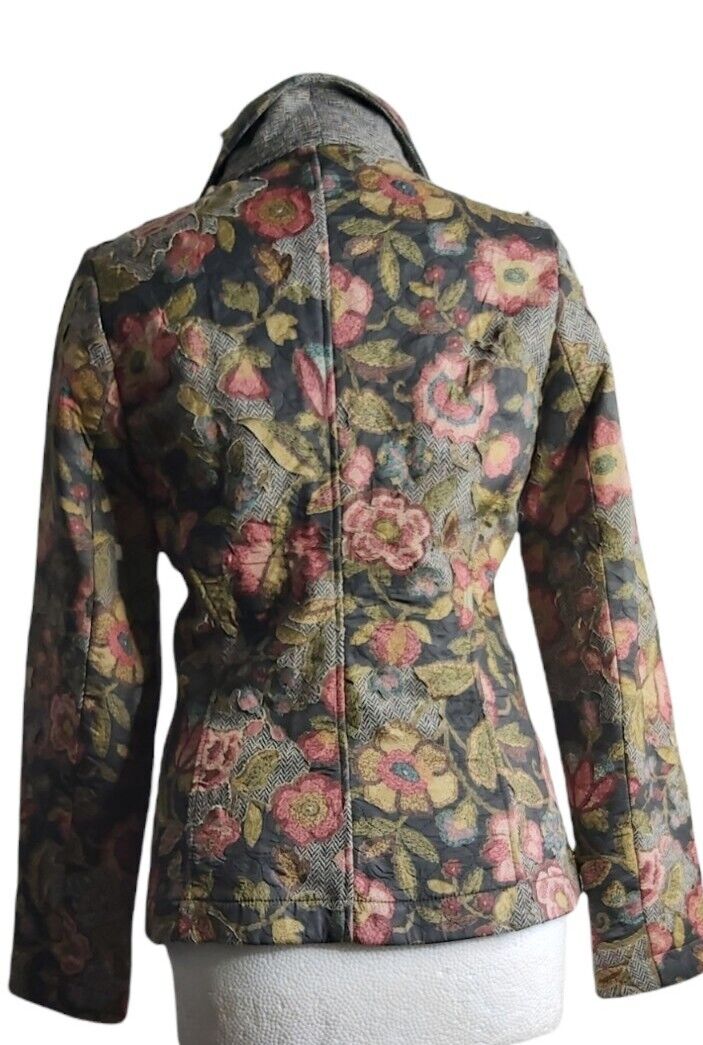 Ladies Patrick  Gerard tweed Floral Jacket Blazer Size UK 10