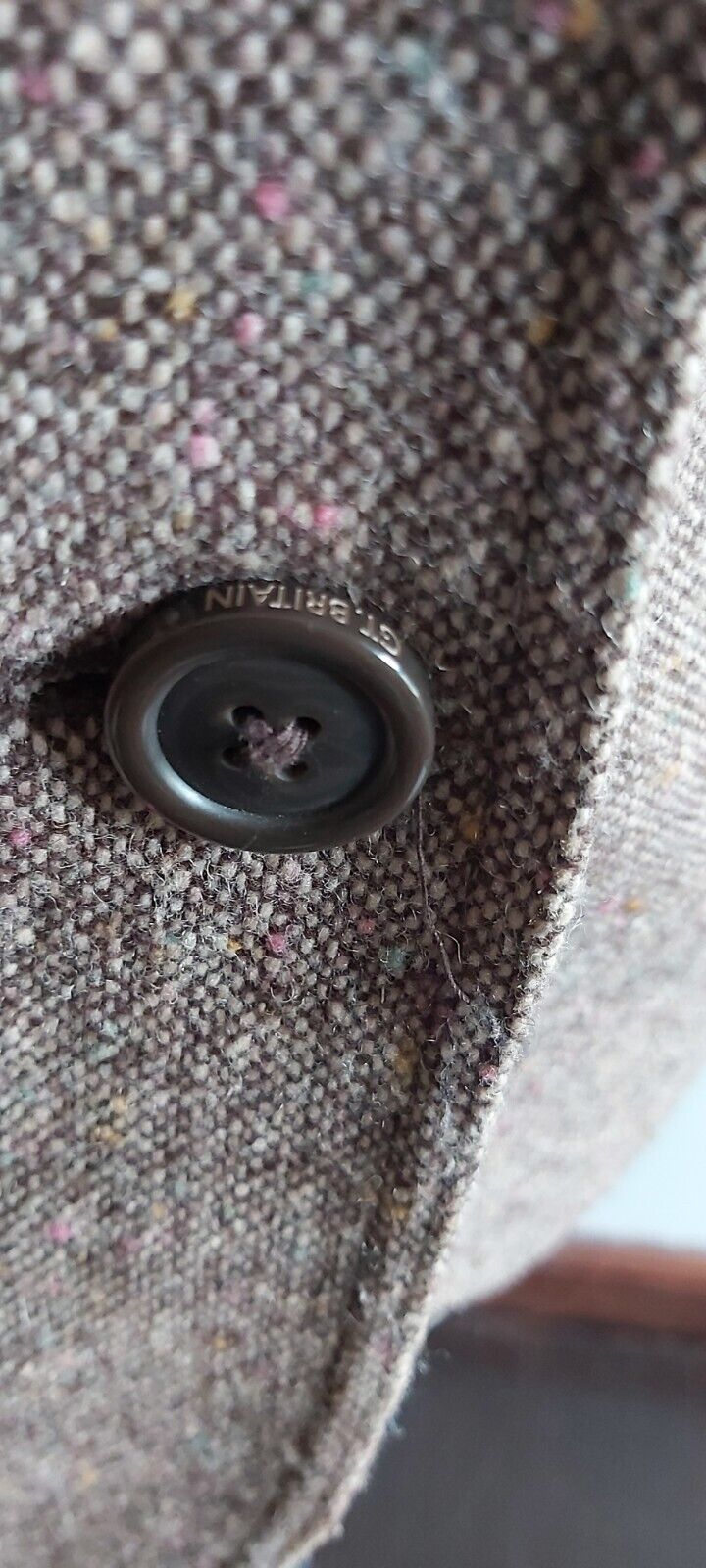 JOULES Ladies Tweed Jacket UK SIZE 10  Brown