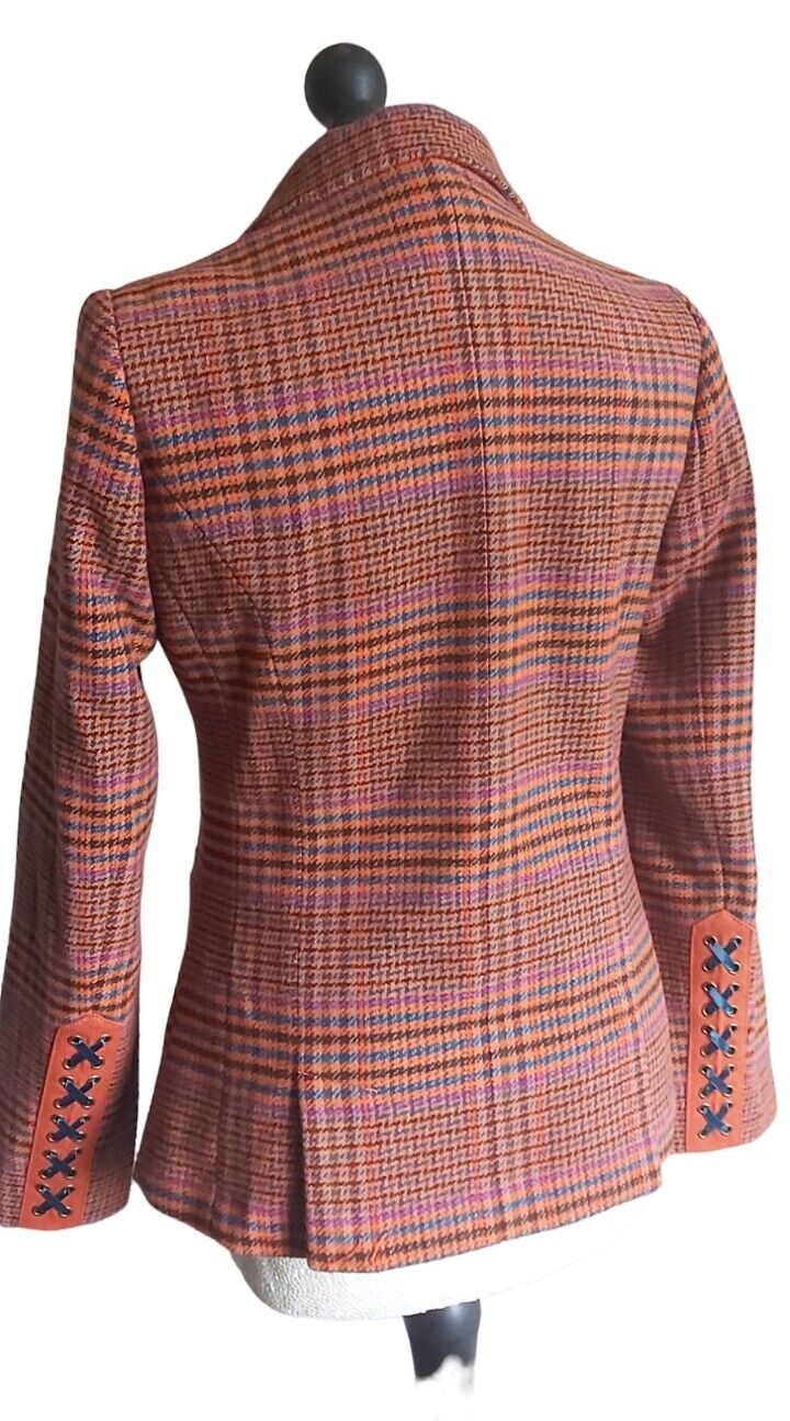 Jo Browns Wool Tweed Houndstooth ladies jackets UK 10