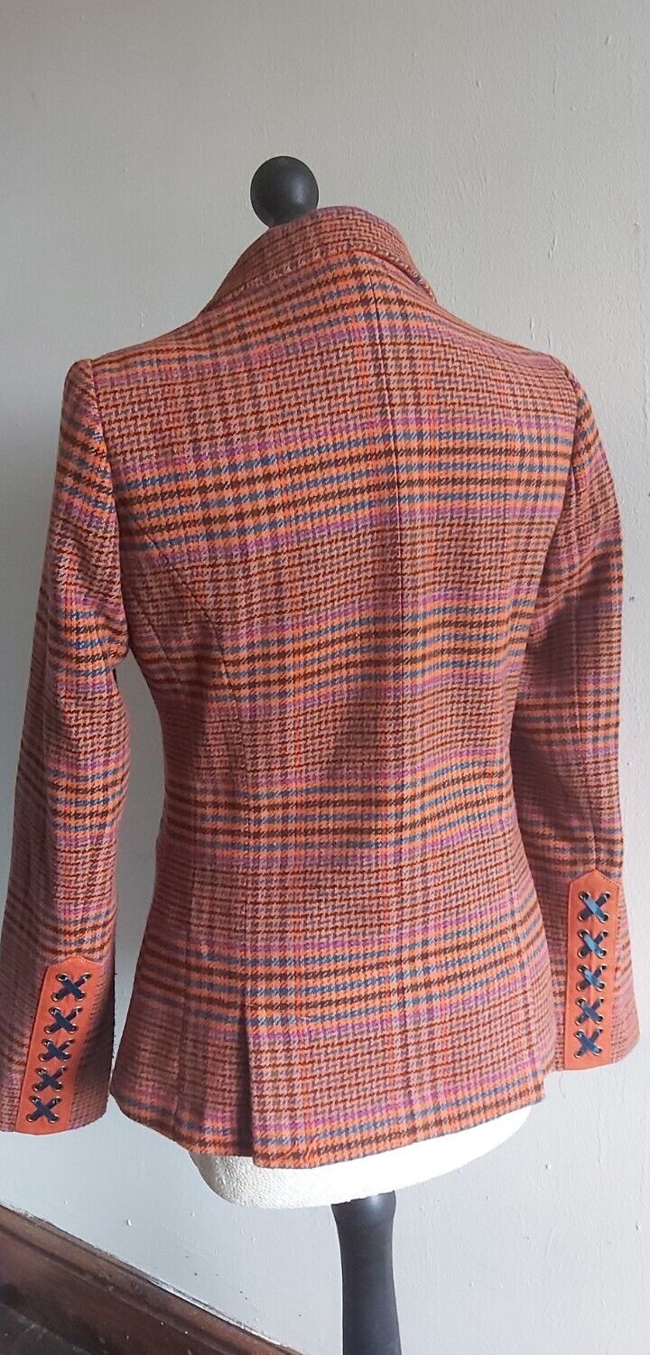 Jo Browns Wool Tweed Houndstooth ladies jackets UK 10