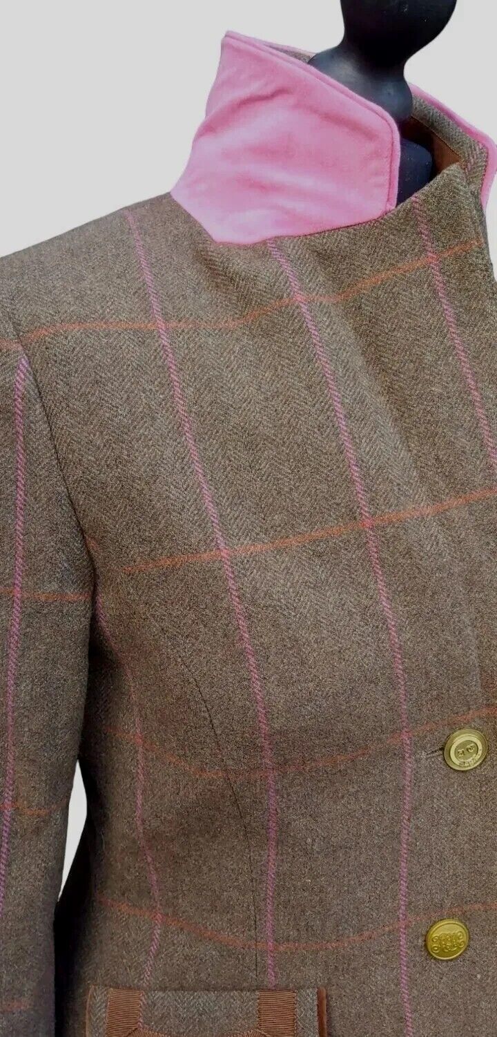 Joules Womens  Tweed 100% Hartwell Wool Blazer Jacket UK Size 10