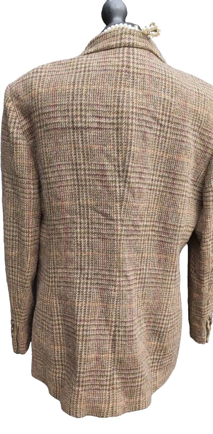 Ralph Lauren  Womens   Tweed 100% Wool Country Hacking Blazer Jacket UK  14