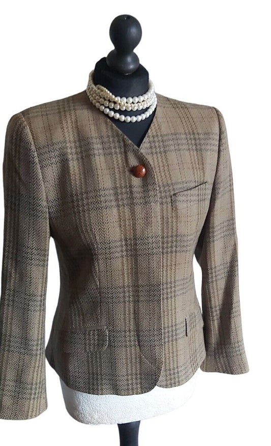 Ladies Austin Reed   Wool Cashmere Blend Ladies Blazer Jacket Size 10 / S