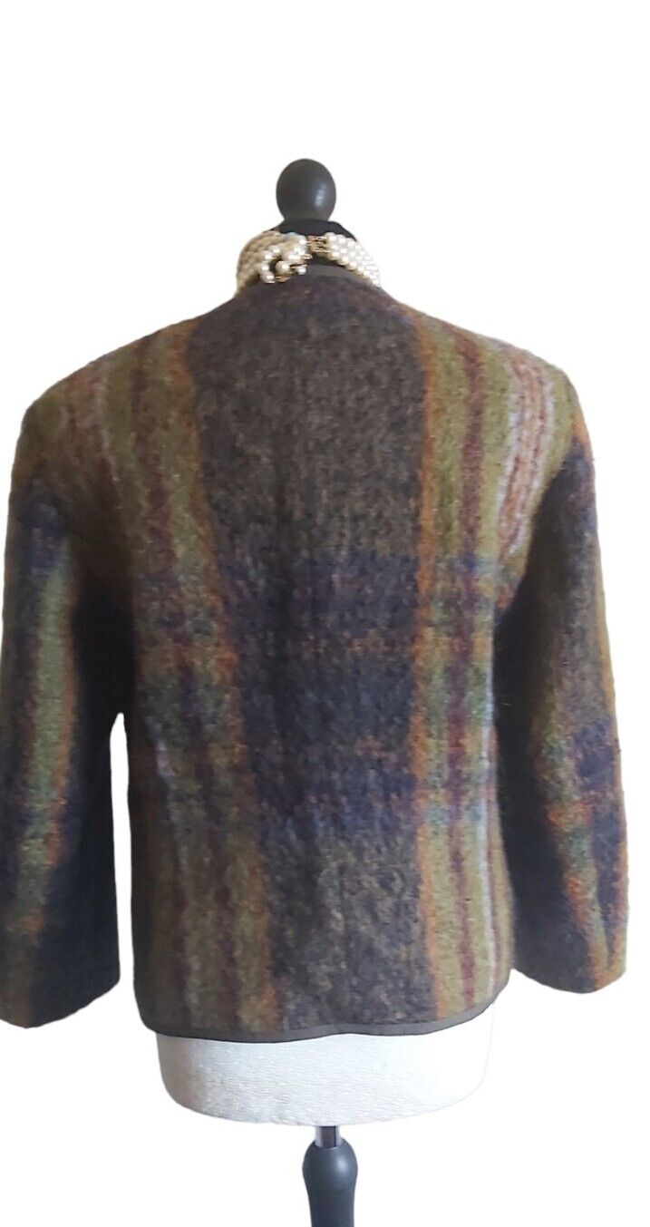 Gerry webber Boucle Multi Mohair Wool Jacket UK 10/12