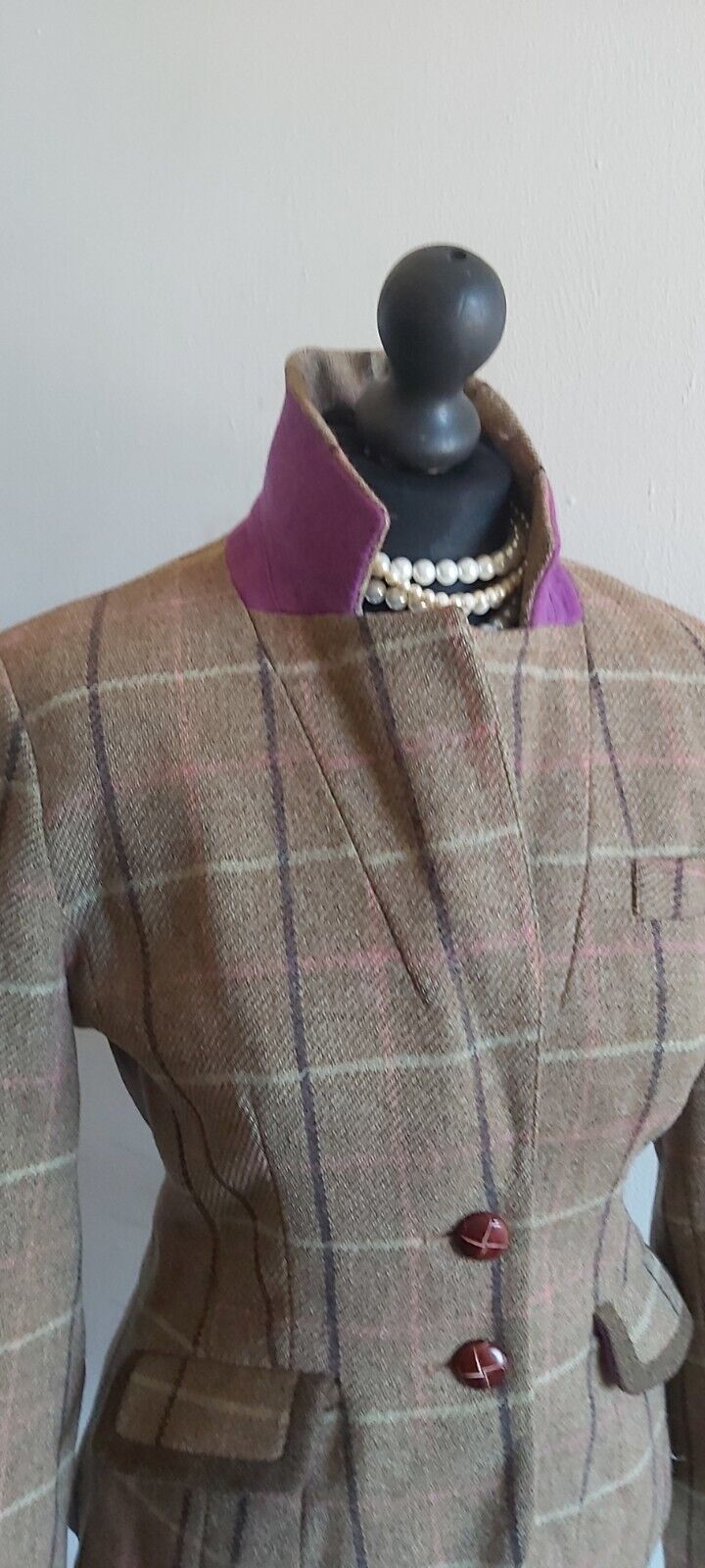 Ladies Boden Wool Tweed Jacket Size  10