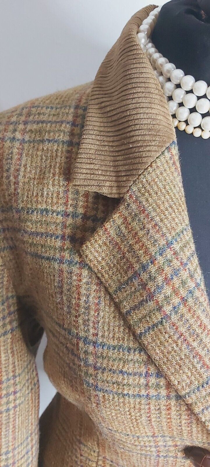 Ladies Mulberry  100% Wool Tweed Jacket  Blazer UK 14