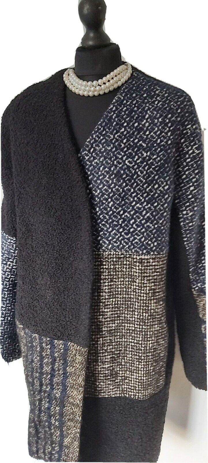 Jigsaw tweed maxi coat hotsell