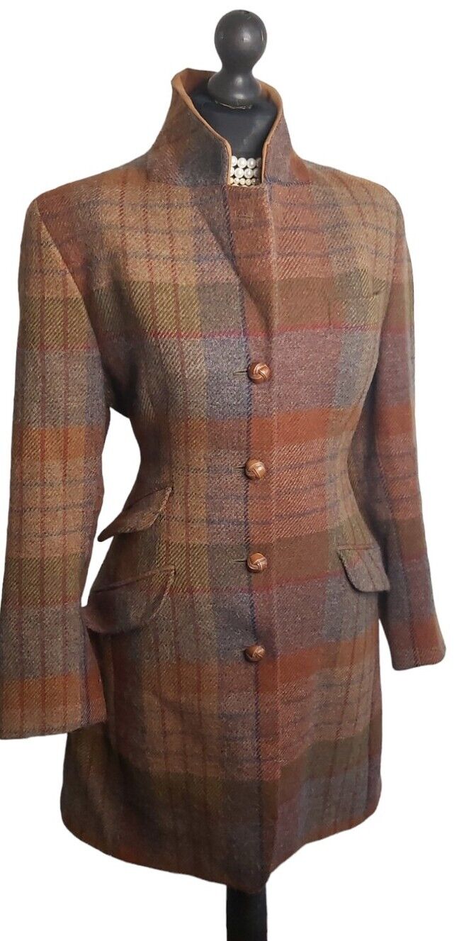 Daks Vintage  Womens Wool  Alpaca Jacket Coat Long Coat  UK SIZE  12