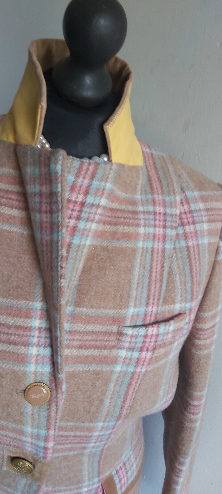 Ladies Joules Tweed Jacket Womens Country Hacking Blazer UK 12