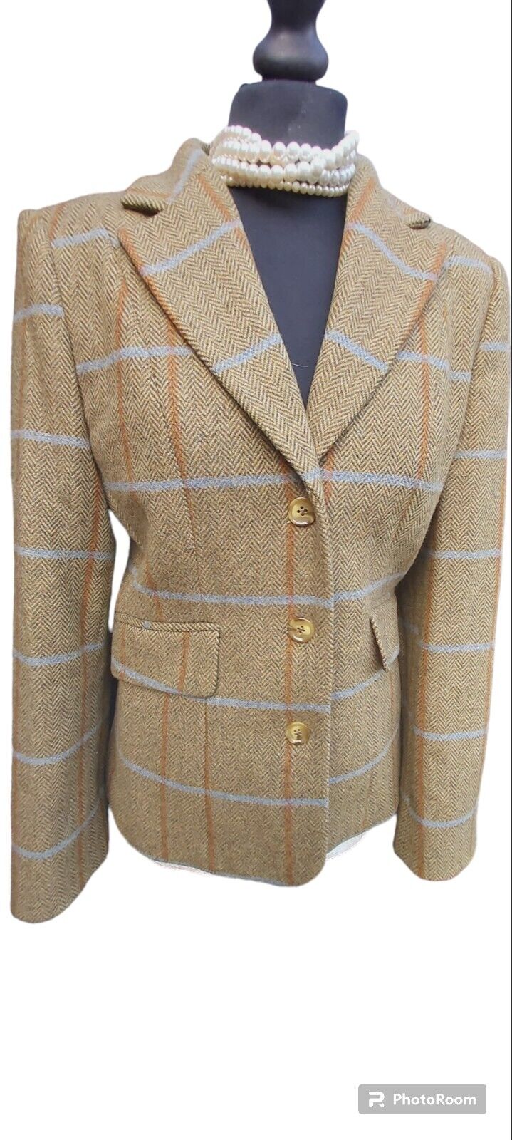 Toggi  Heritag wool herringbone tweed blazer jacket UK size 14