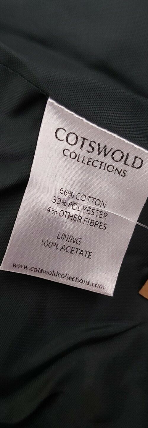 COTSWOLD COLLECTIONS GREEN cotton Tespashere JACKET UK  SIZE 18