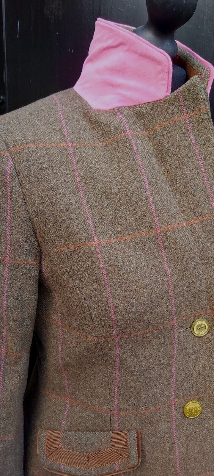 Joules Womens  Tweed 100% Hartwell Wool Blazer Jacket UK Size 10