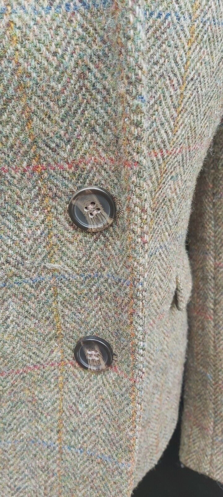 Ladies Harris Tweed 100% Wool Blazer Jacket UK Size 10