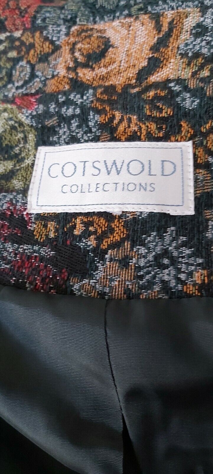 COTSWOLD COLLECTIONS GREEN cotton Tespashere JACKET UK  SIZE 18