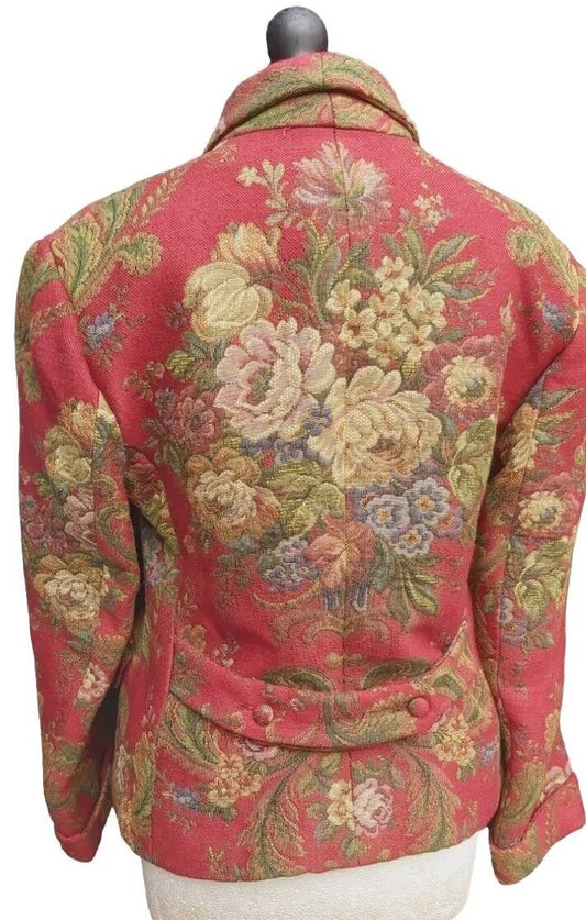 Ladies Ralph Lauren Tapestry Tweed Wool Jacket / Blazer  UK 10