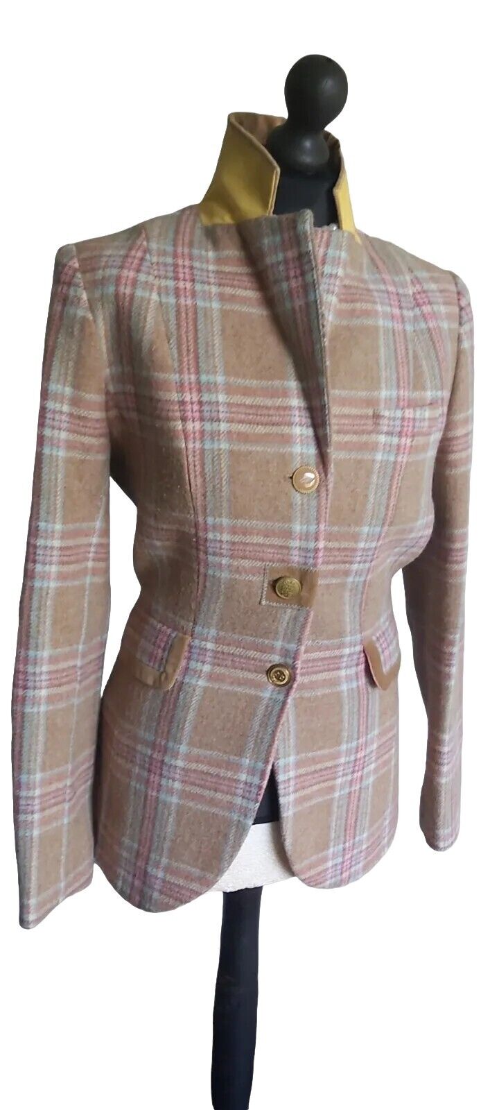 Ladies Joules Tweed Jacket Womens Country Hacking Blazer UK 12